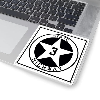 Texas 3 1917 (Texas) (Road Sign) STICKER Vinyl Kiss-Cut Decal - The Sticker Space