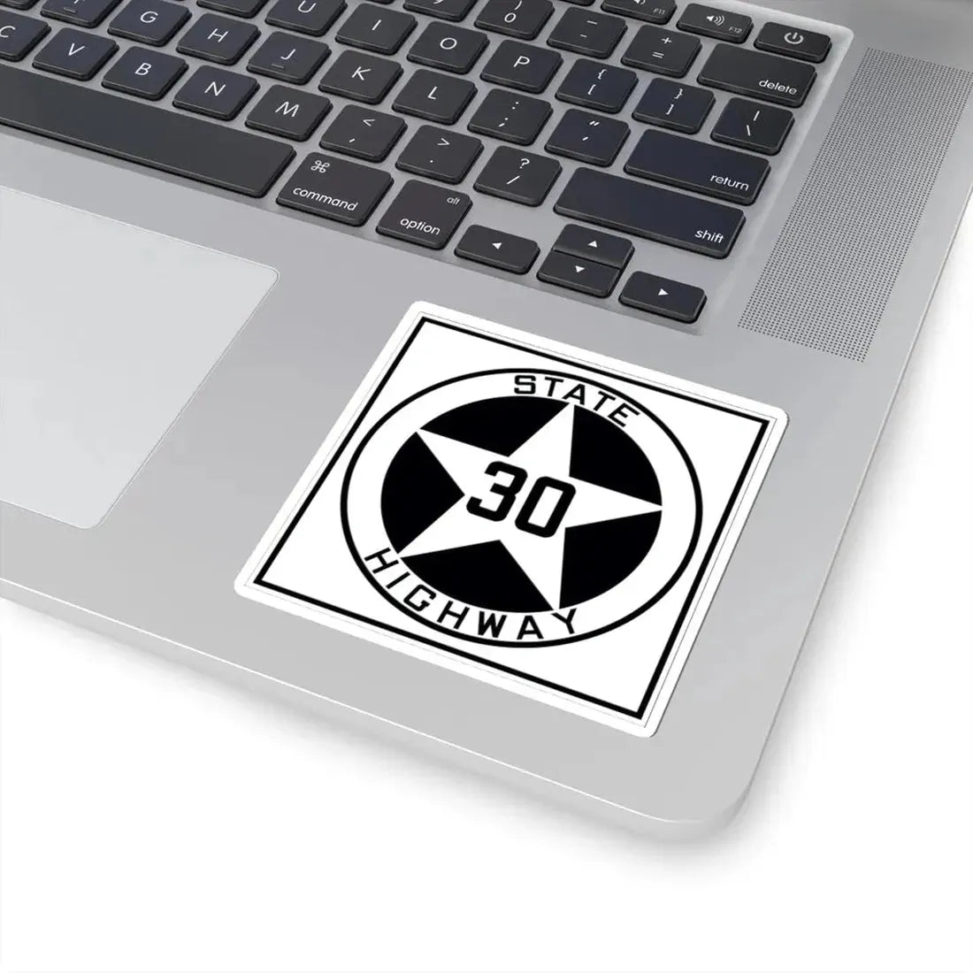 Texas 30 1917 (Texas) (Road Sign) STICKER Vinyl Kiss-Cut Decal - The Sticker Space