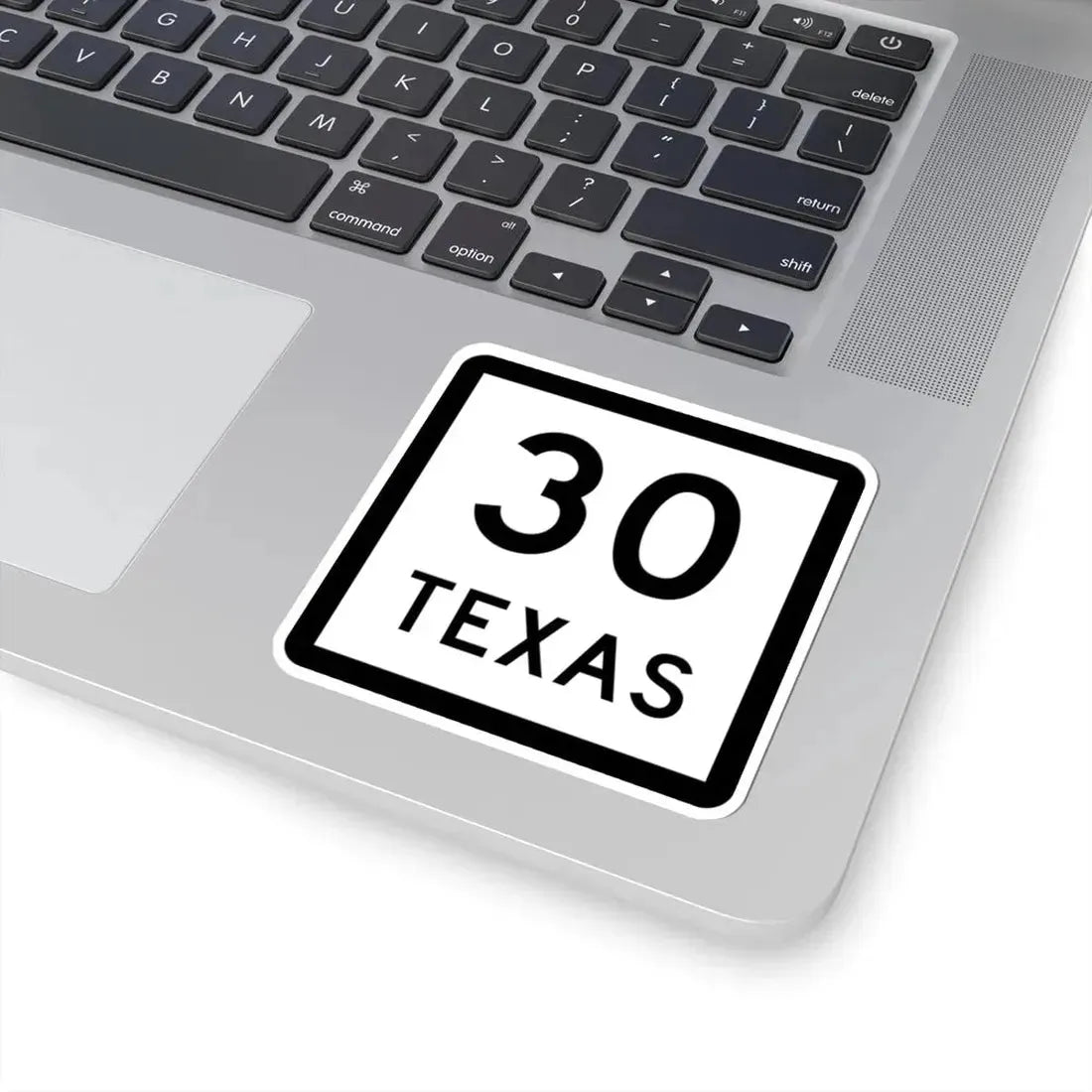 Texas 30 (Texas) (Road Sign) STICKER Vinyl Kiss-Cut Decal - The Sticker Space