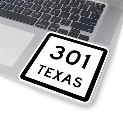 Texas 301 (Texas) (Road Sign) STICKER Vinyl Kiss-Cut Decal - The Sticker Space