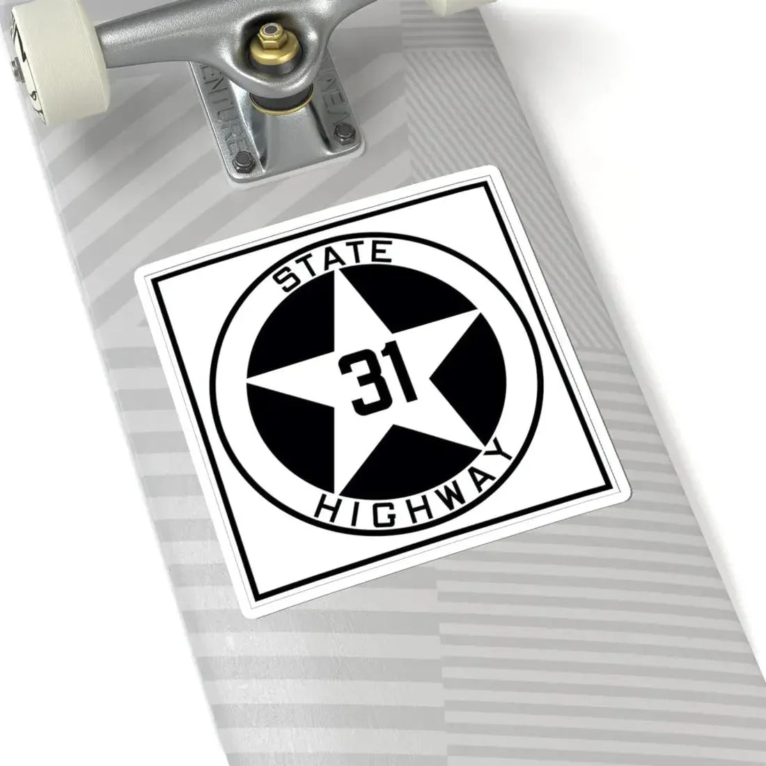 Texas 31 1917 (Texas) (Road Sign) STICKER Vinyl Kiss-Cut Decal - The Sticker Space