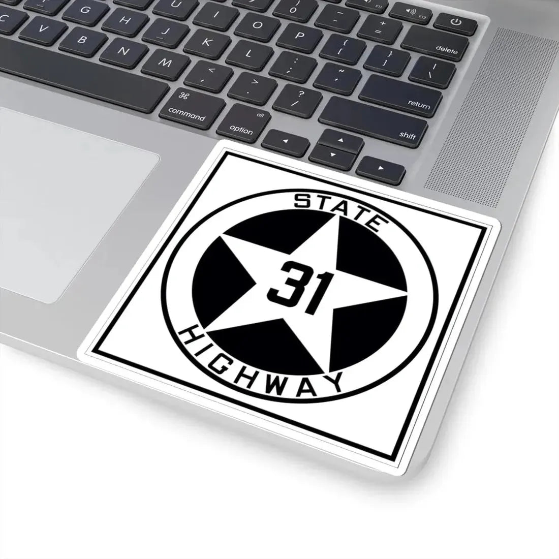 Texas 31 1917 (Texas) (Road Sign) STICKER Vinyl Kiss-Cut Decal - The Sticker Space