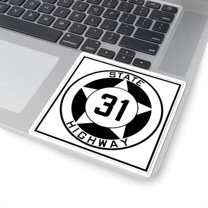 Texas 31 1935 (Texas) (Road Sign) STICKER Vinyl Kiss-Cut Decal - The Sticker Space