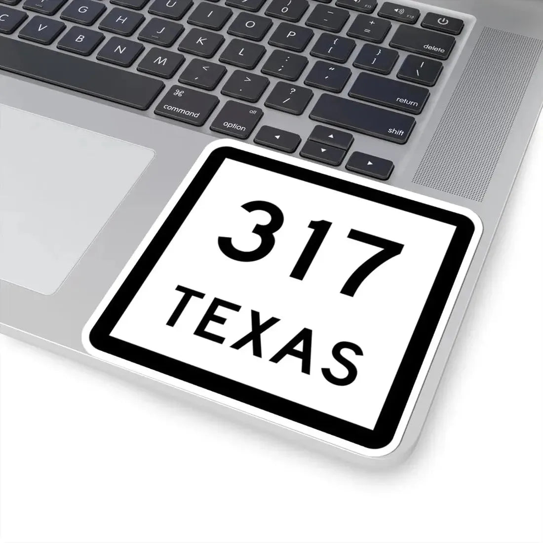 Texas 317 (Texas) (Road Sign) STICKER Vinyl Kiss-Cut Decal - The Sticker Space