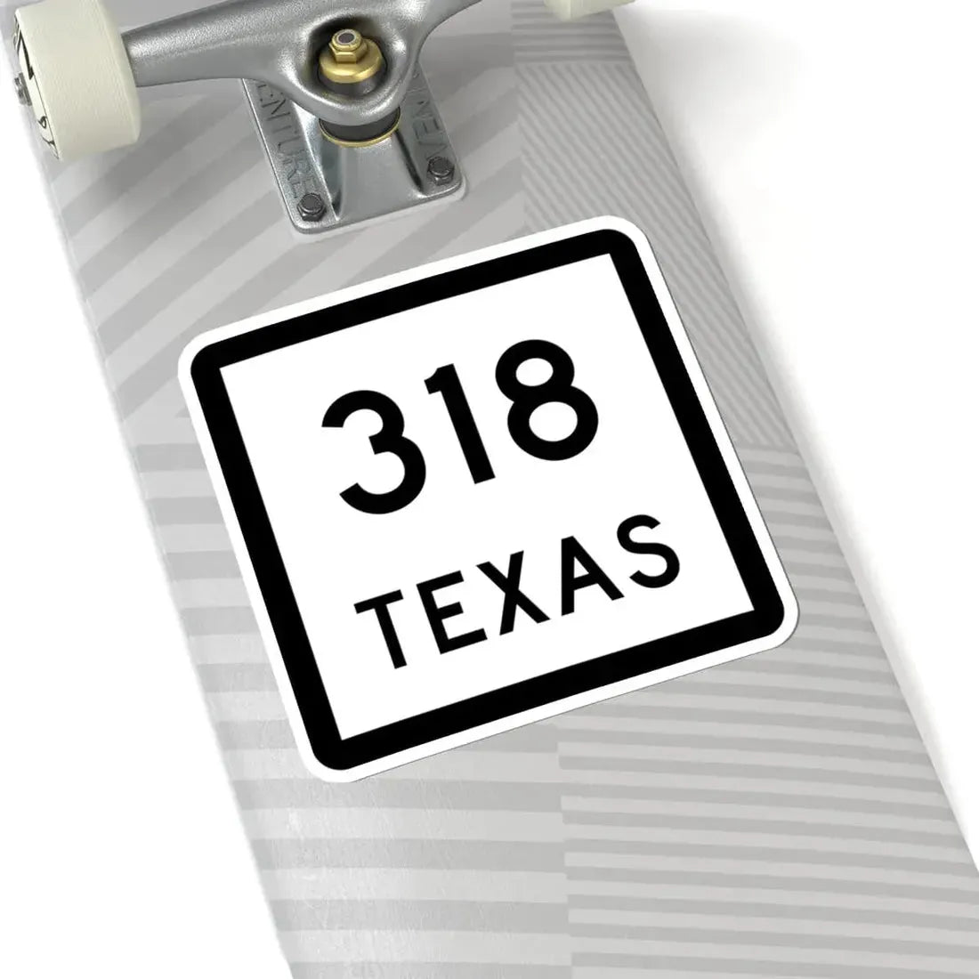 Texas 318 (Texas) (Road Sign) STICKER Vinyl Kiss-Cut Decal - The Sticker Space
