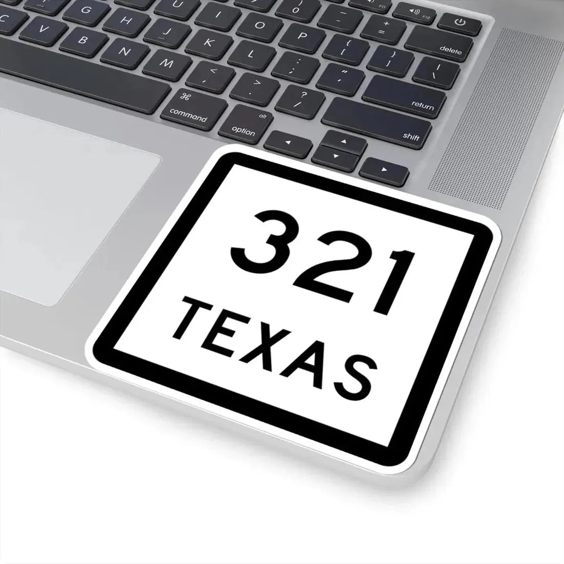 Texas 321 (Texas) (Road Sign) STICKER Vinyl Kiss-Cut Decal - The Sticker Space