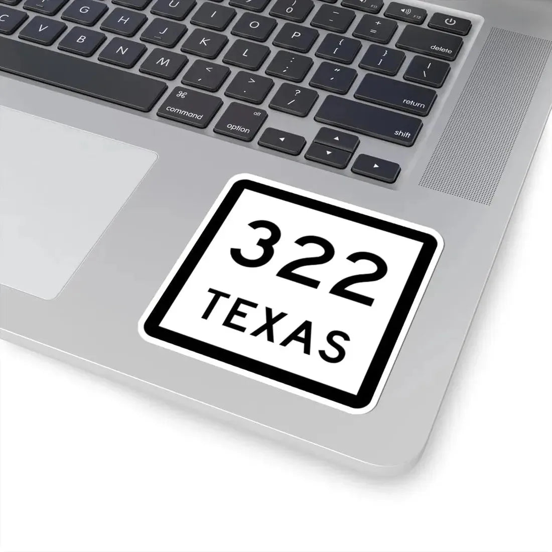 Texas 322 (Texas) (Road Sign) STICKER Vinyl Kiss-Cut Decal - The Sticker Space