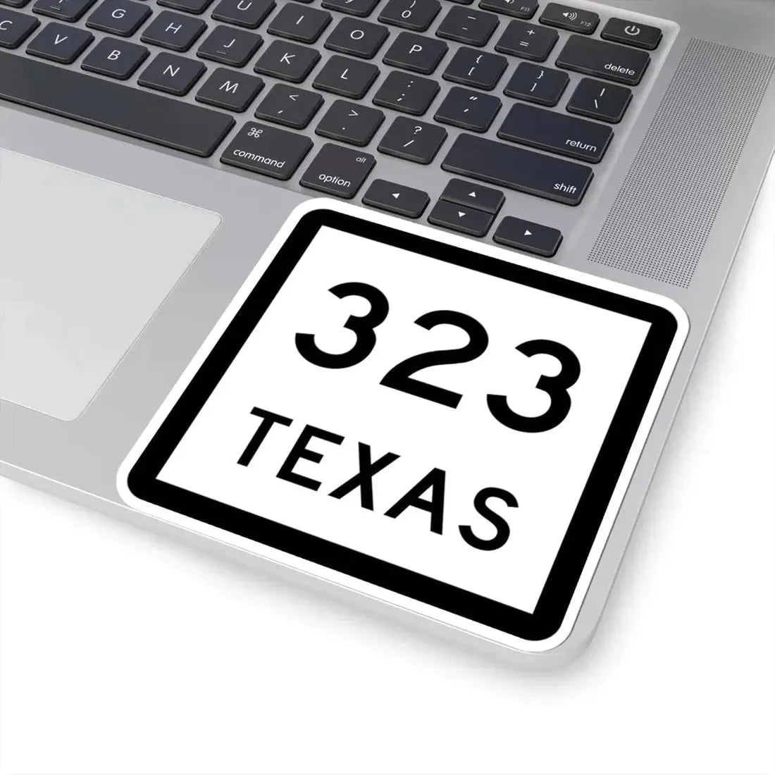 Texas 323 (Texas) (Road Sign) STICKER Vinyl Kiss-Cut Decal - The Sticker Space