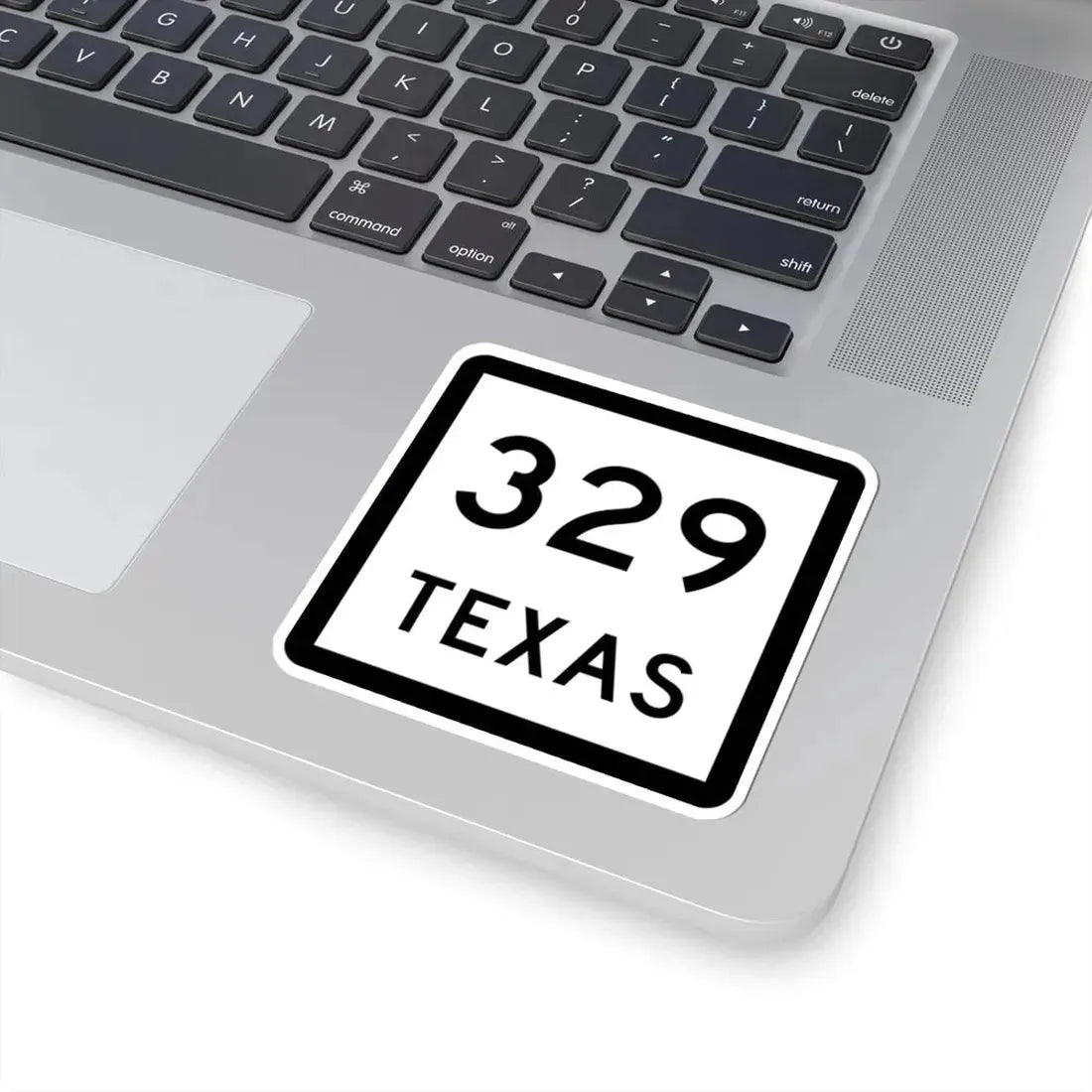 Texas 329 (Texas) (Road Sign) STICKER Vinyl Kiss-Cut Decal - The Sticker Space