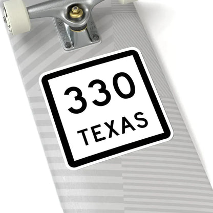 Texas 330 (Texas) (Road Sign) STICKER Vinyl Kiss-Cut Decal - The Sticker Space