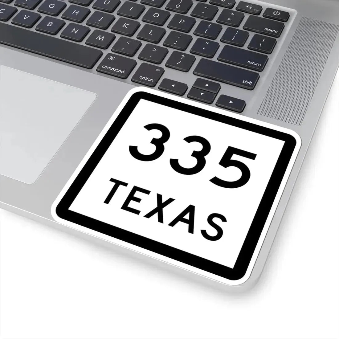 Texas 335 (Texas) (Road Sign) STICKER Vinyl Kiss-Cut Decal - The Sticker Space