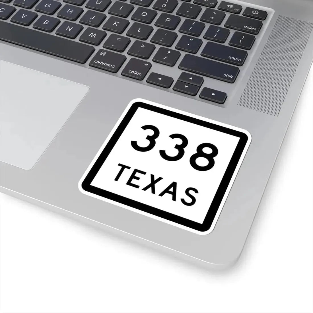 Texas 338 (Texas) (Road Sign) STICKER Vinyl Kiss-Cut Decal - The Sticker Space