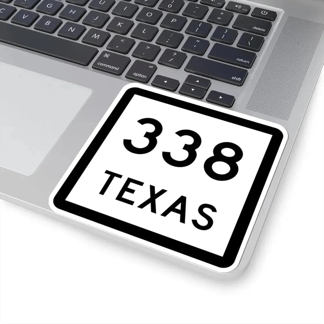 Texas 338 (Texas) (Road Sign) STICKER Vinyl Kiss-Cut Decal - The Sticker Space