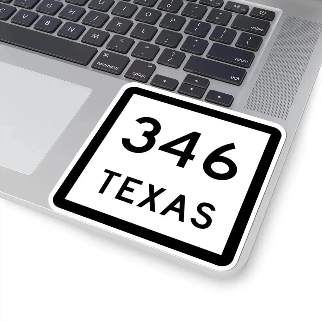 Texas 346 (Texas) (Road Sign) STICKER Vinyl Kiss-Cut Decal - The Sticker Space