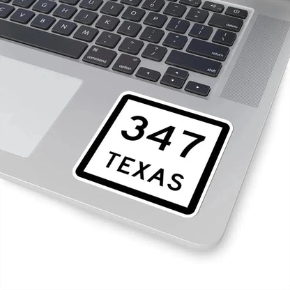 Texas 347 (Texas) (Road Sign) STICKER Vinyl Kiss-Cut Decal - The Sticker Space