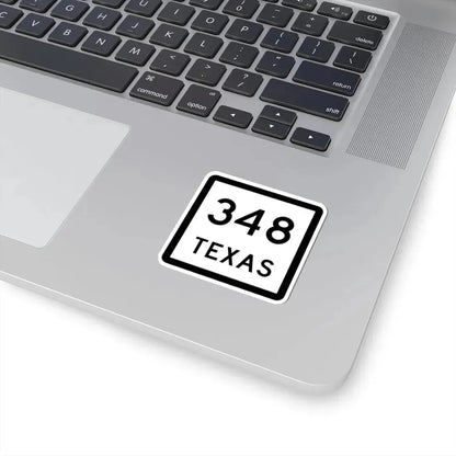 Texas 348 (Texas) (Road Sign) STICKER Vinyl Kiss-Cut Decal - The Sticker Space