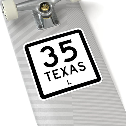 Texas 35-L (Texas) (Road Sign) STICKER Vinyl Kiss-Cut Decal - The Sticker Space