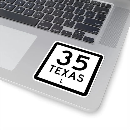 Texas 35-L (Texas) (Road Sign) STICKER Vinyl Kiss-Cut Decal - The Sticker Space
