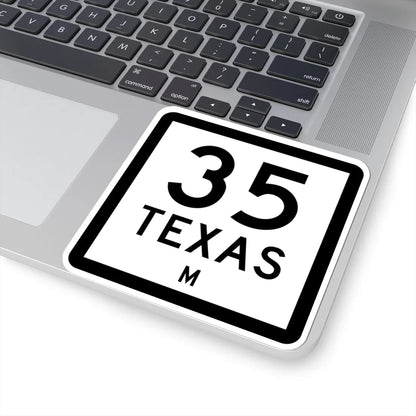Texas 35-M (Texas) (Road Sign) STICKER Vinyl Kiss-Cut Decal - The Sticker Space