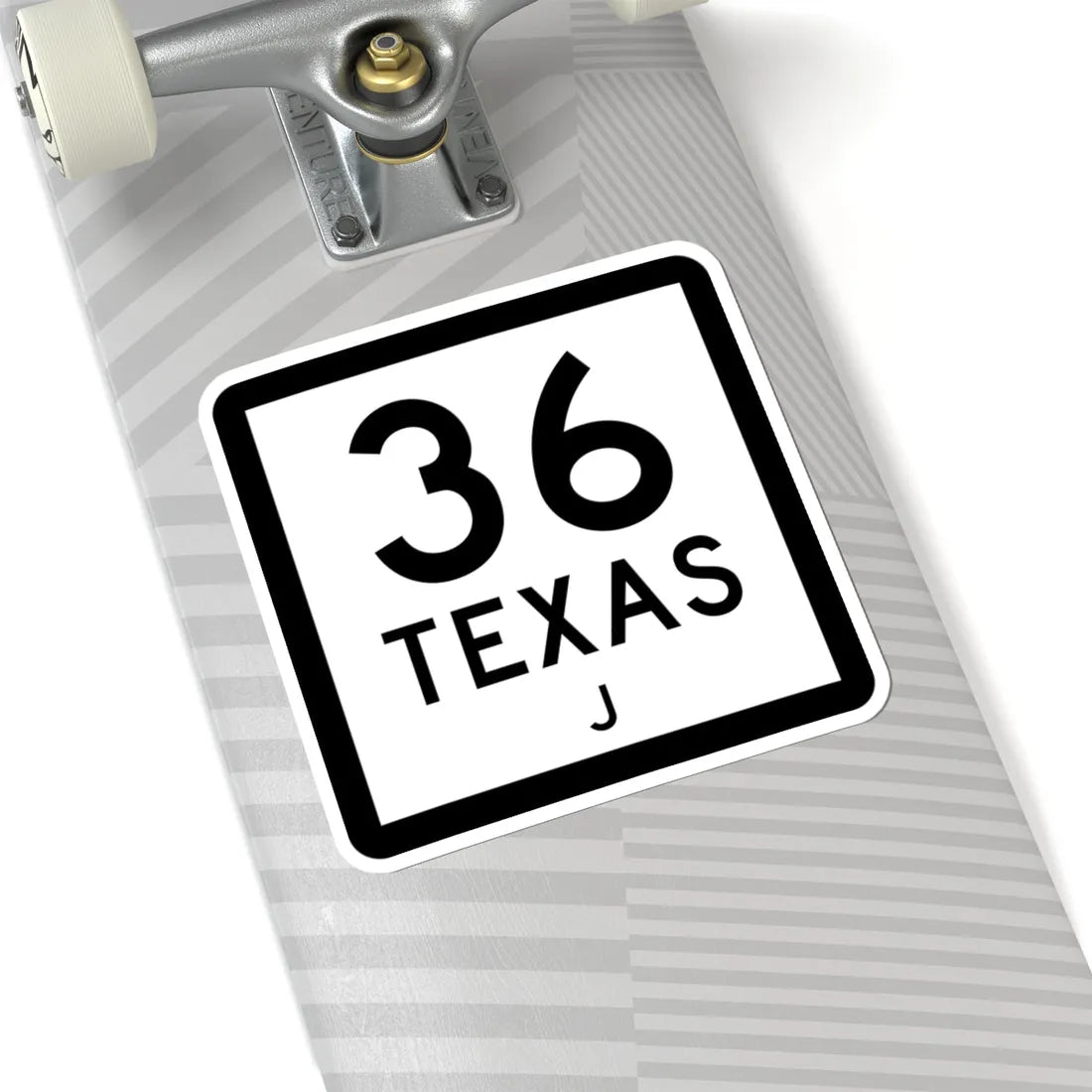 Texas 36-J (Texas) (Road Sign) STICKER Vinyl Kiss-Cut Decal - The Sticker Space