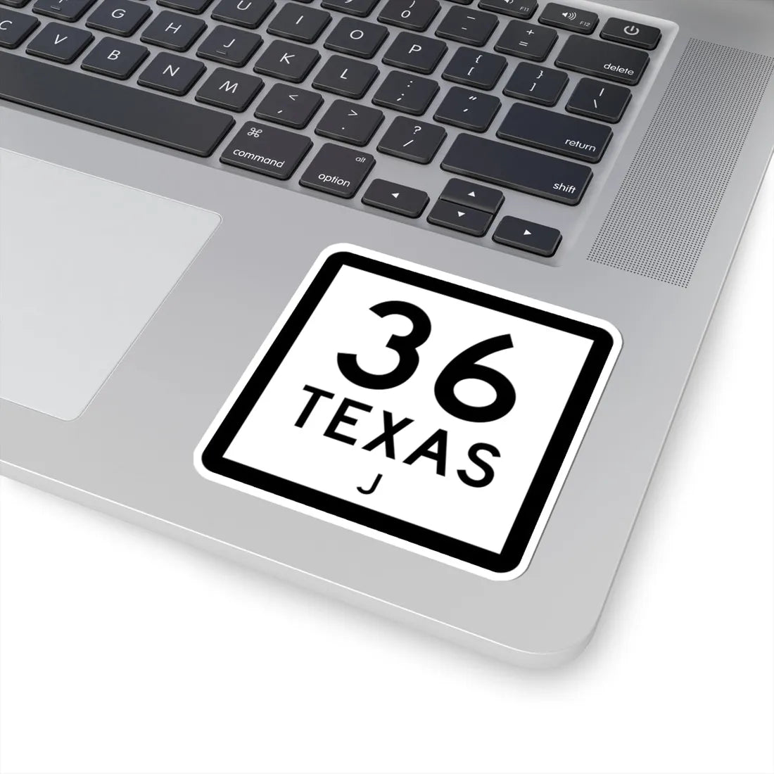 Texas 36-J (Texas) (Road Sign) STICKER Vinyl Kiss-Cut Decal - The Sticker Space