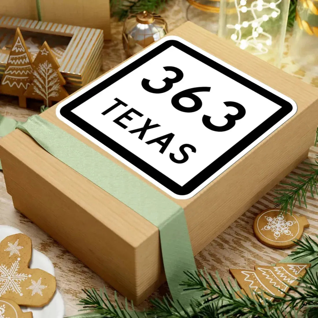 Texas 363 (Texas) (Road Sign) STICKER Vinyl Kiss-Cut Decal - The Sticker Space