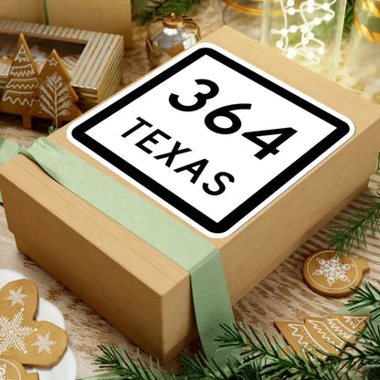 Texas 364 (Texas) (Road Sign) STICKER Vinyl Kiss-Cut Decal - The Sticker Space