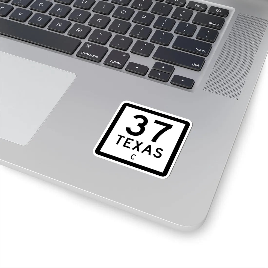 Texas 37-C (Texas) (Road Sign) STICKER Vinyl Kiss-Cut Decal - The Sticker Space