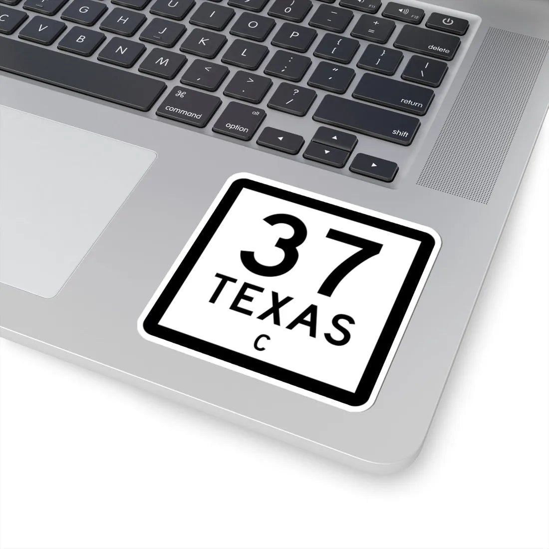 Texas 37-C (Texas) (Road Sign) STICKER Vinyl Kiss-Cut Decal - The Sticker Space
