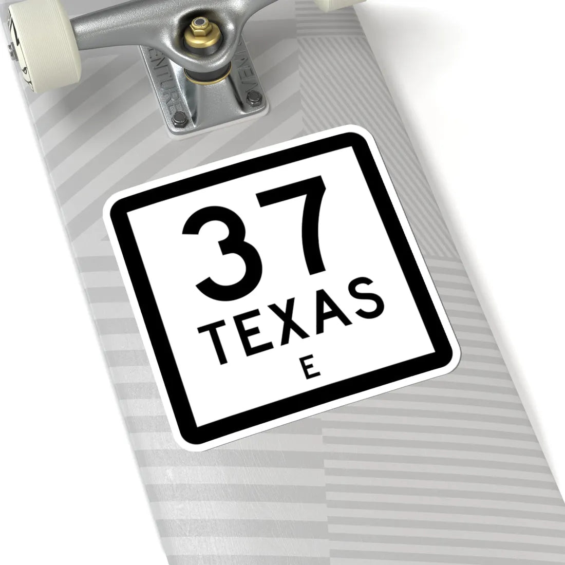 Texas 37-E (Texas) (Road Sign) STICKER Vinyl Kiss-Cut Decal - The Sticker Space