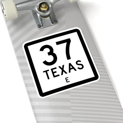 Texas 37-E (Texas) (Road Sign) STICKER Vinyl Kiss-Cut Decal - The Sticker Space