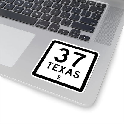 Texas 37-E (Texas) (Road Sign) STICKER Vinyl Kiss-Cut Decal - The Sticker Space
