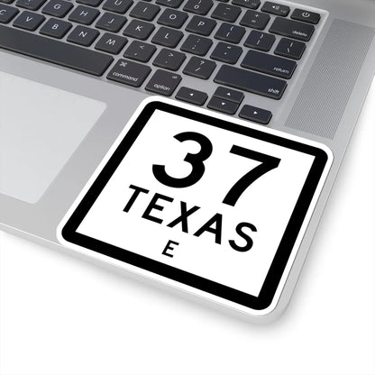 Texas 37-E (Texas) (Road Sign) STICKER Vinyl Kiss-Cut Decal - The Sticker Space