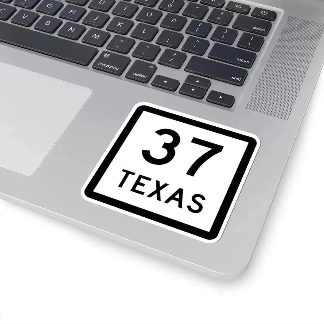 Texas 37 (Texas) (Road Sign) STICKER Vinyl Kiss-Cut Decal - The Sticker Space