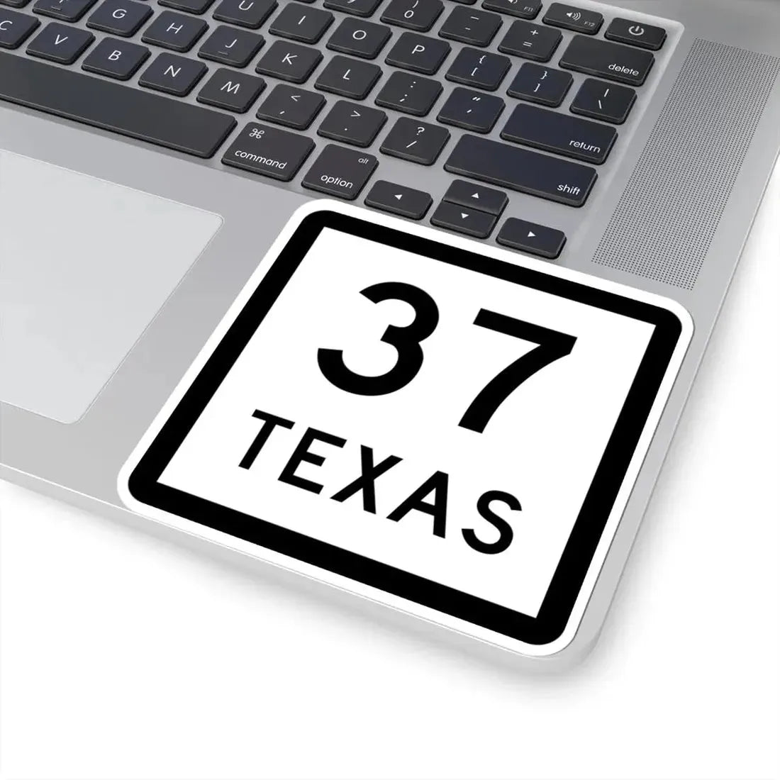 Texas 37 (Texas) (Road Sign) STICKER Vinyl Kiss-Cut Decal - The Sticker Space