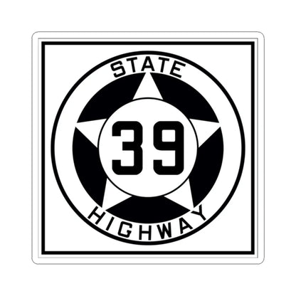 Texas 39 1935 (Texas) (Road Sign) STICKER Vinyl Kiss-Cut Decal 2 Inch White - The Sticker Space