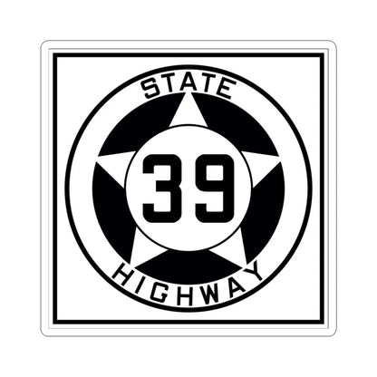Texas 39 1935 (Texas) (Road Sign) STICKER Vinyl Kiss-Cut Decal 6 Inch White - The Sticker Space
