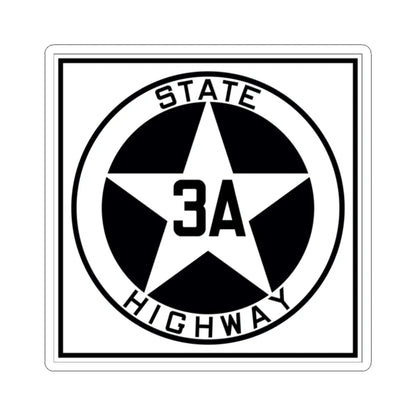Texas 3A 1917 (Texas) (Road Sign) STICKER Vinyl Kiss-Cut Decal 2 Inch White - The Sticker Space