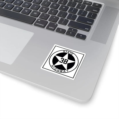 Texas 3B 1917 (Texas) (Road Sign) STICKER Vinyl Kiss-Cut Decal - The Sticker Space