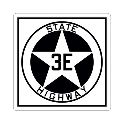 Texas 3E 1917 (Texas) (Road Sign) STICKER Vinyl Kiss-Cut Decal 2 Inch White - The Sticker Space
