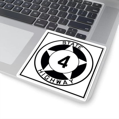Texas 4 1935 (Texas) (Road Sign) STICKER Vinyl Kiss-Cut Decal - The Sticker Space