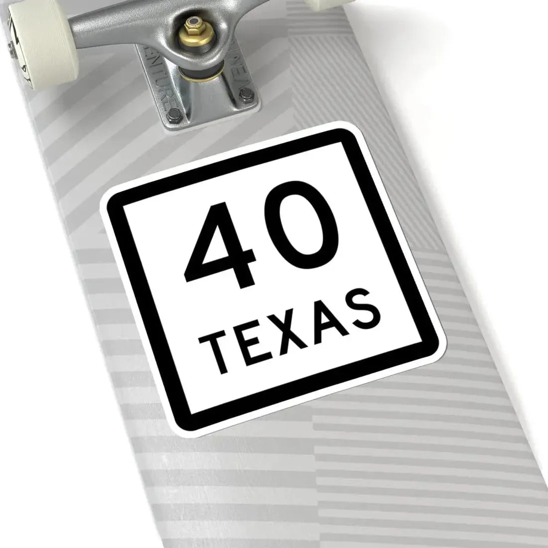 Texas 40 (Texas) (Road Sign) STICKER Vinyl Kiss-Cut Decal - The Sticker Space