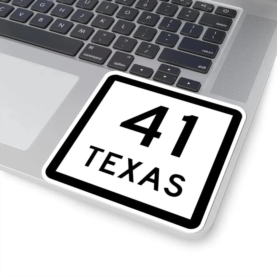 Texas 41 (Texas) (Road Sign) STICKER Vinyl Kiss-Cut Decal - The Sticker Space