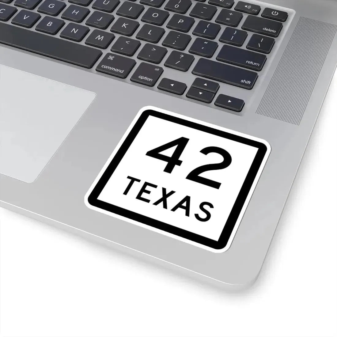 Texas 42 (Texas) (Road Sign) STICKER Vinyl Kiss-Cut Decal - The Sticker Space