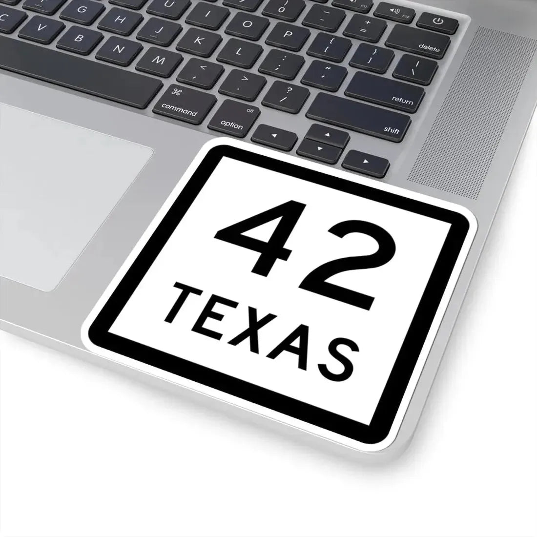 Texas 42 (Texas) (Road Sign) STICKER Vinyl Kiss-Cut Decal - The Sticker Space