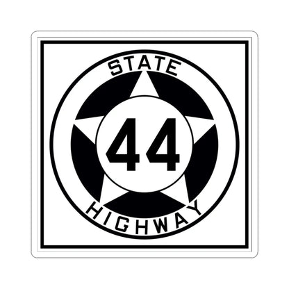 Texas 44 1935 (Texas) (Road Sign) STICKER Vinyl Kiss-Cut Decal 4 Inch White - The Sticker Space
