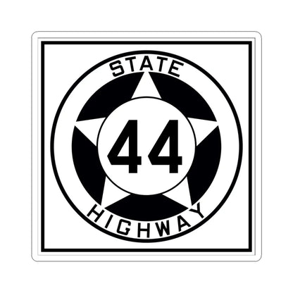 Texas 44 1935 (Texas) (Road Sign) STICKER Vinyl Kiss-Cut Decal 6 Inch White - The Sticker Space