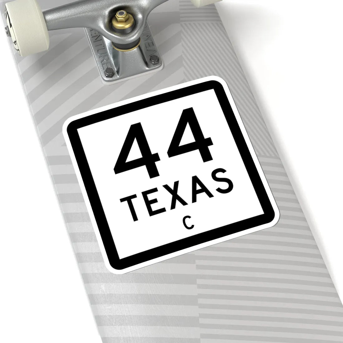Texas 44-C (Texas) (Road Sign) STICKER Vinyl Kiss-Cut Decal - The Sticker Space