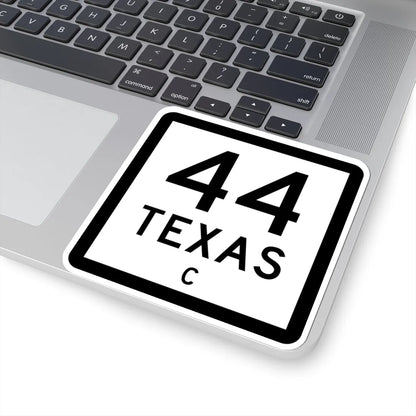 Texas 44-C (Texas) (Road Sign) STICKER Vinyl Kiss-Cut Decal - The Sticker Space