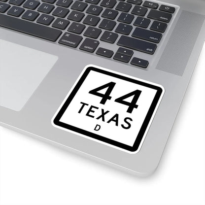 Texas 44-D (Texas) (Road Sign) STICKER Vinyl Kiss-Cut Decal - The Sticker Space